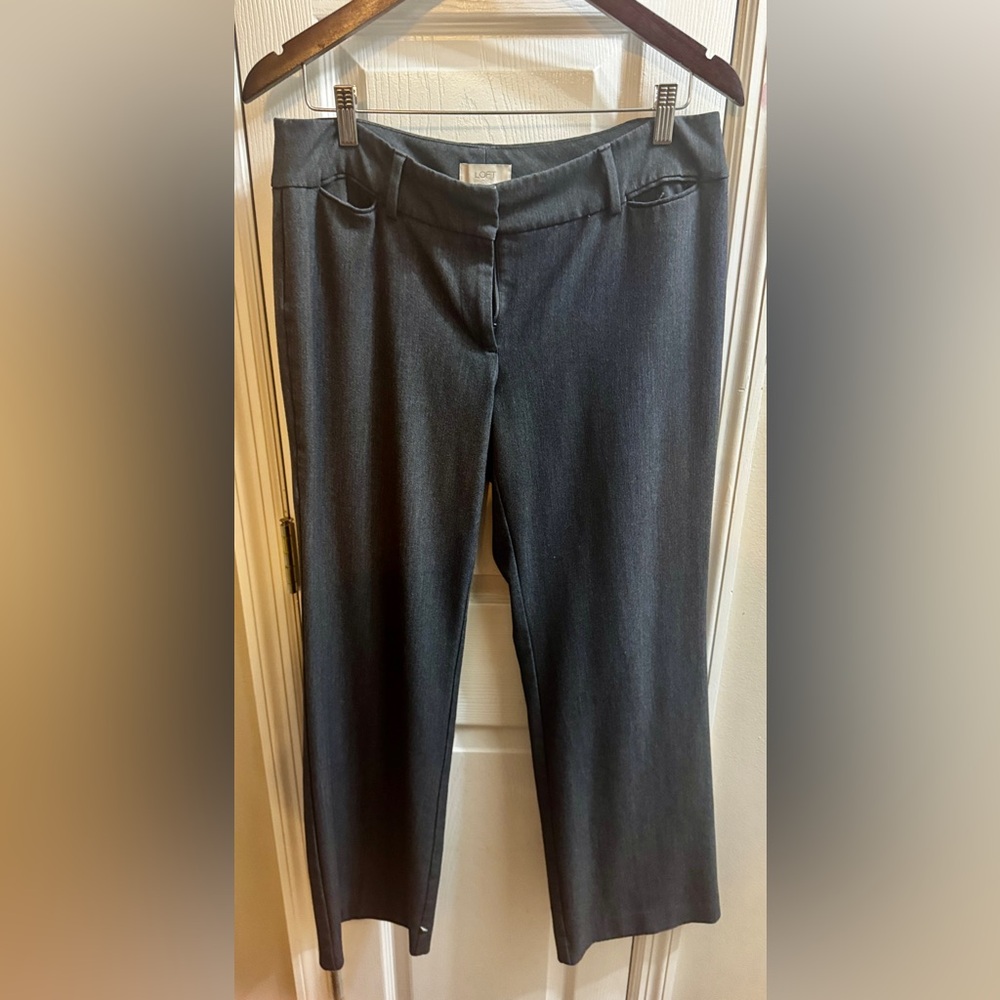 LOFT Black Slim Dress Jeans